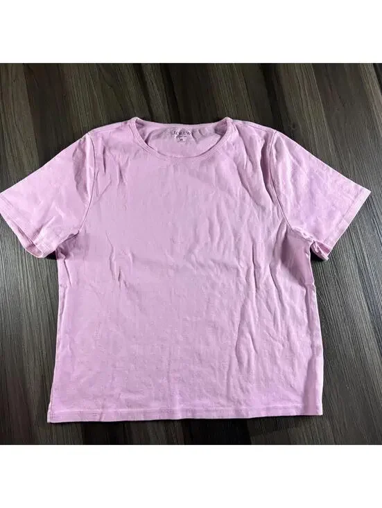 J Crew Purple Lavender Basic Tee Shirt Women's Plus Size 2X Short Sleeve - Picture 1 of 7